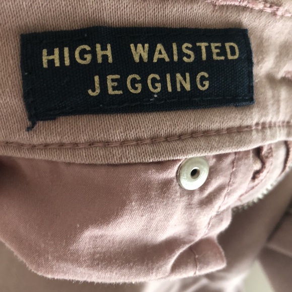 High-Rise Color Wash Jegging Pink Note Size 2 - Picture 11 of 12